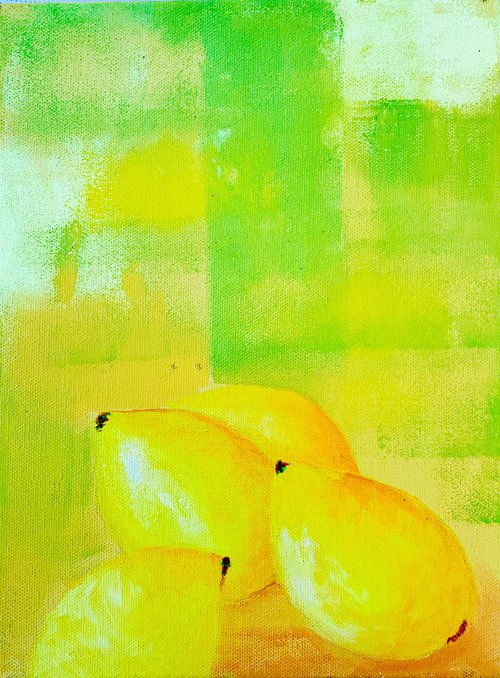 Still-life with Lemons by Rita Schwab