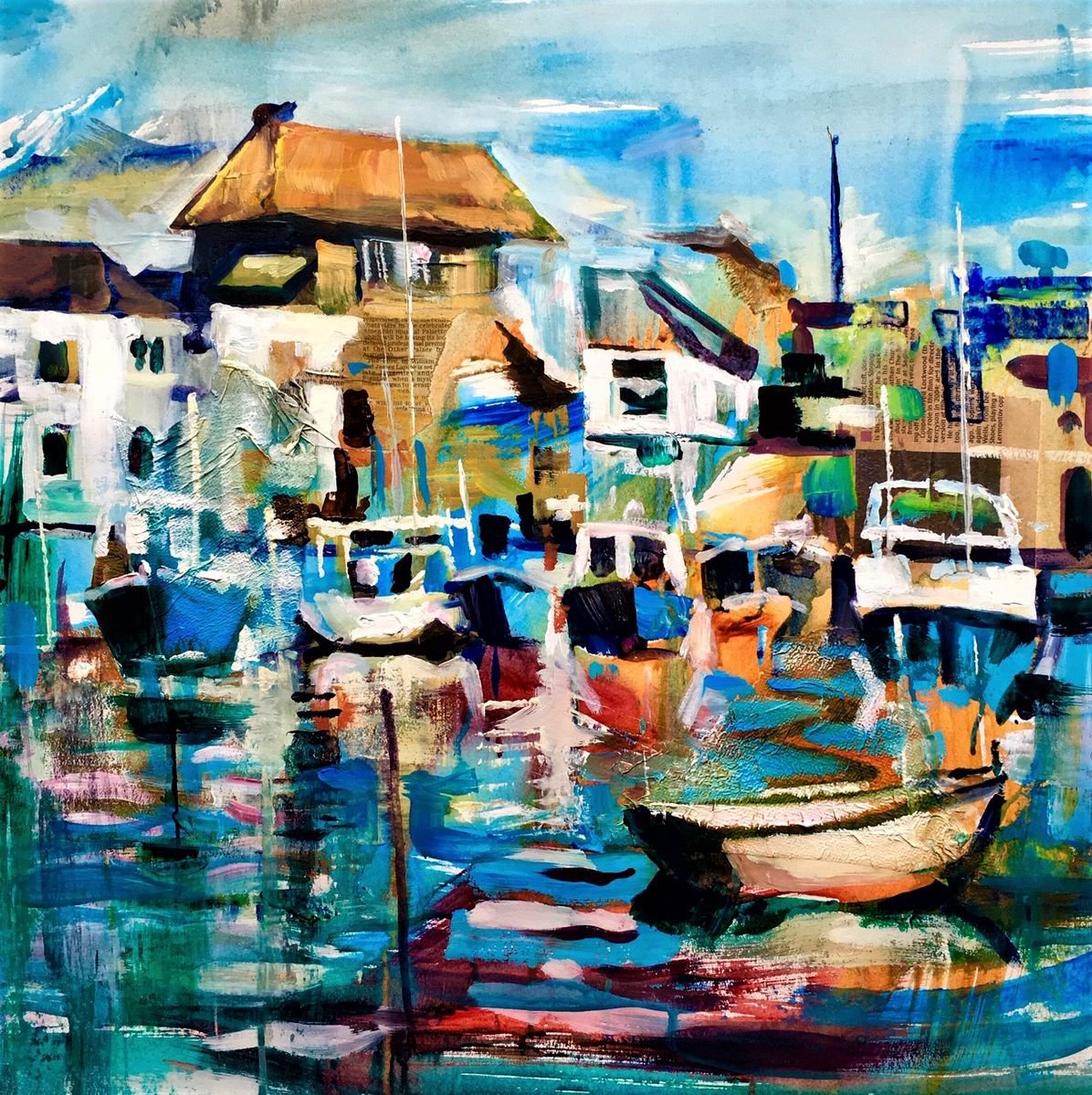 Mevagissey by Anthony Barrow BA(Hons) Fine Art