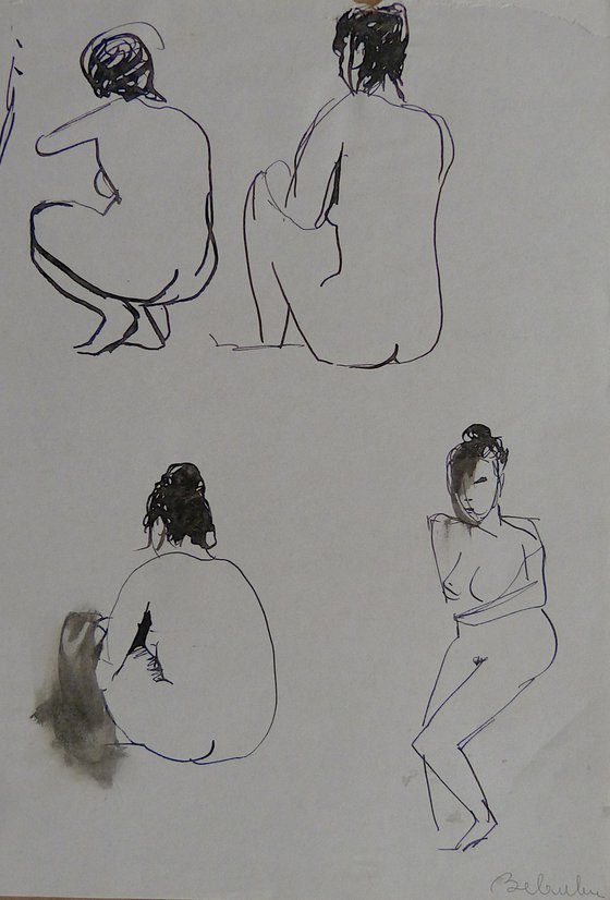 The Nude Drawing 3, 21x29 cm