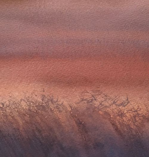 Terracotta fields by Samantha Adams