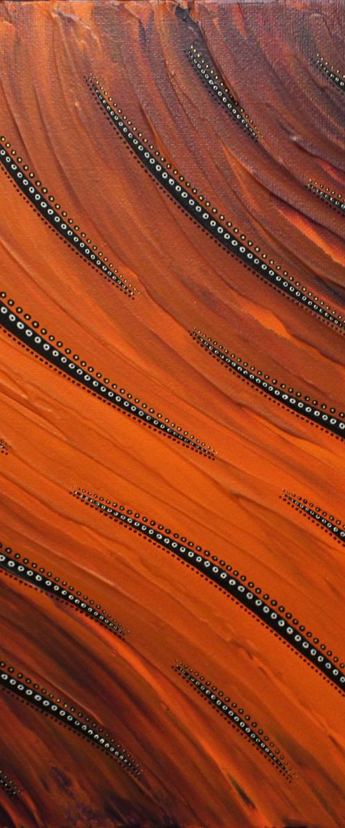 Orange fluidity by Jonathan Pradillon