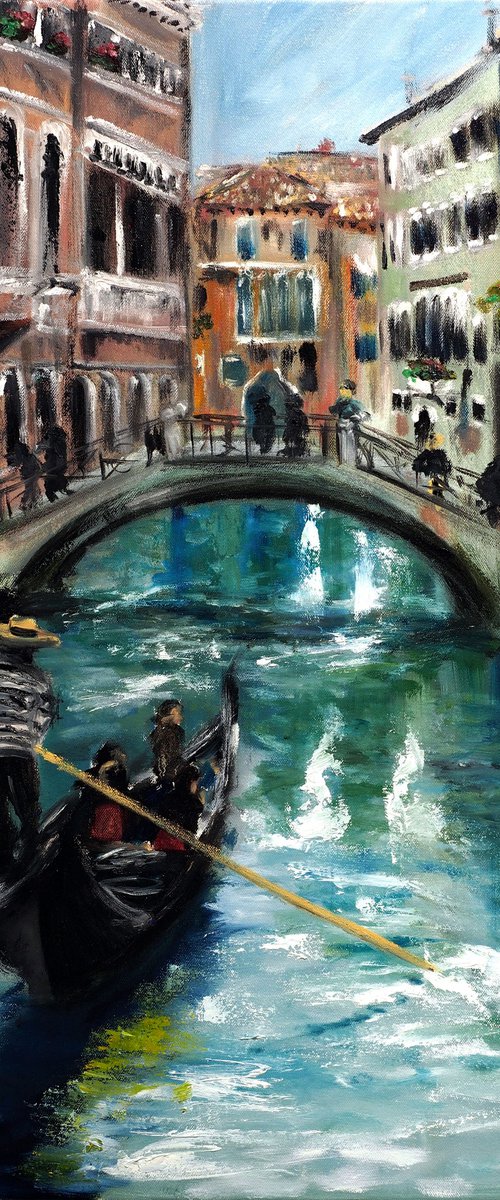 Gondola in Venice, Italy by Ruslana Levandovska