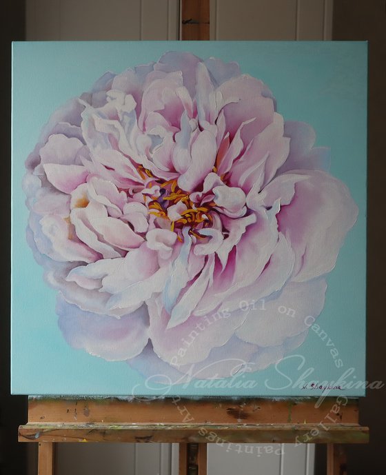 Peonies, Large painting Peony