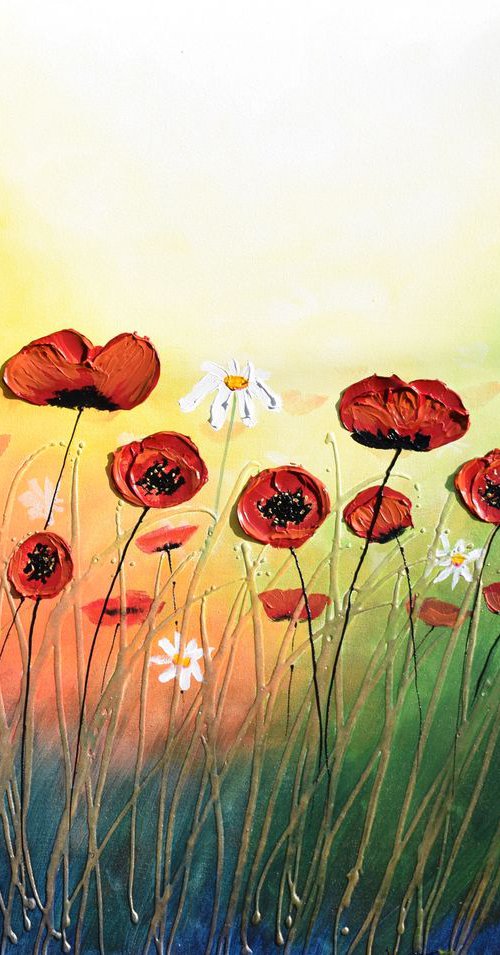 Warm-hearted Flowers by Amanda Dagg