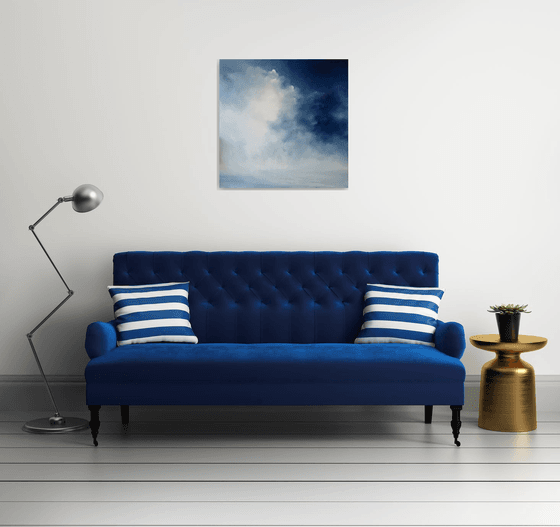 The Sky is the Limit, large square canvas