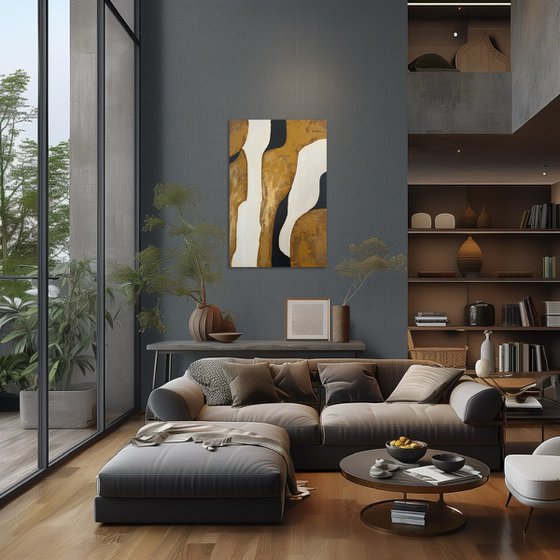 Golden River 60x90x2 cm