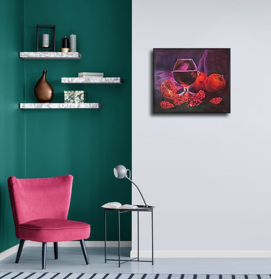 Гранаты и вино