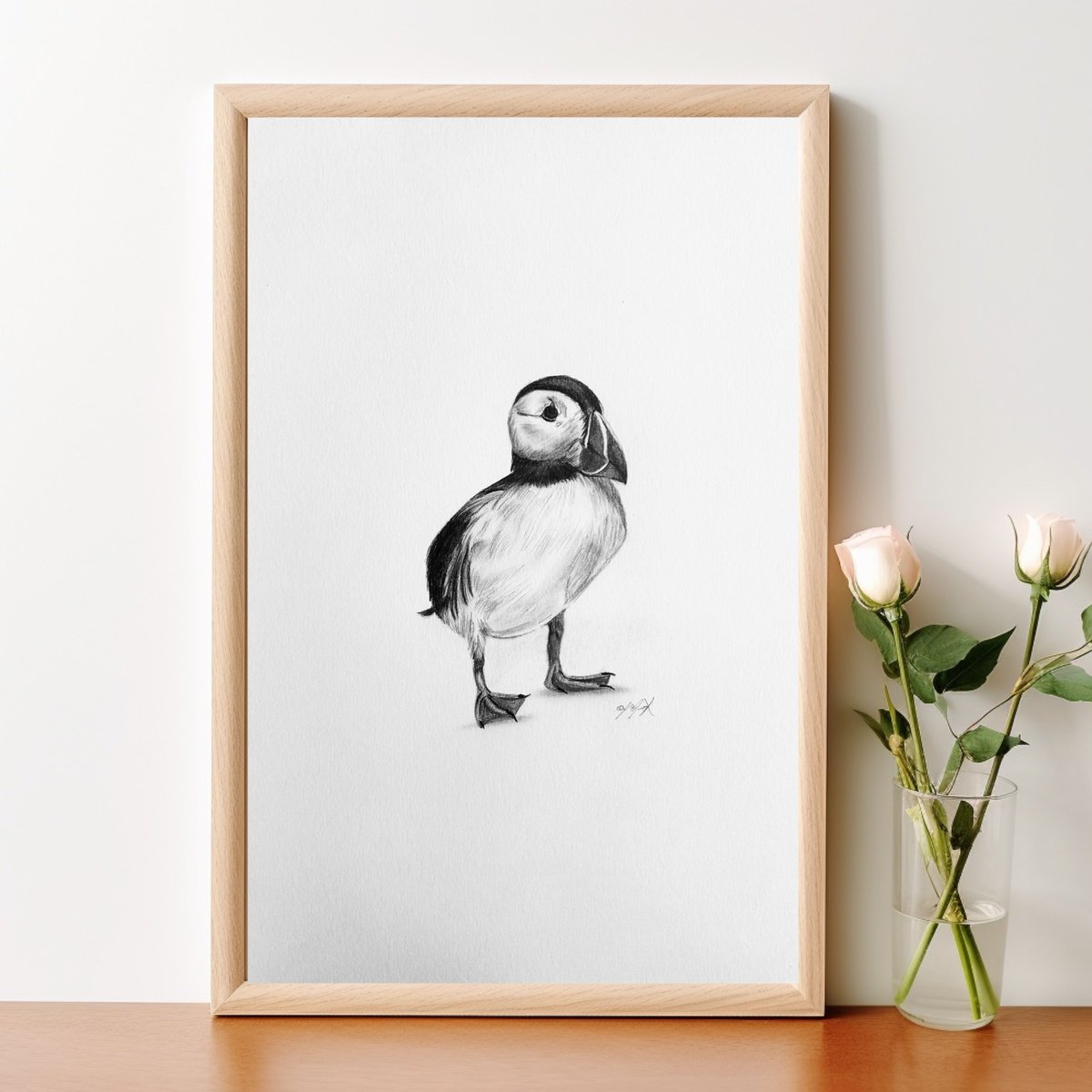 Photorealistic Animal Pencil Drawing By Amelia Taylor, 8 X 12, Oona, Original Artwork