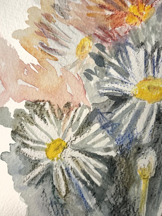 Summer embraces (Triptych)