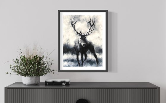 Majestic Stag, original painting