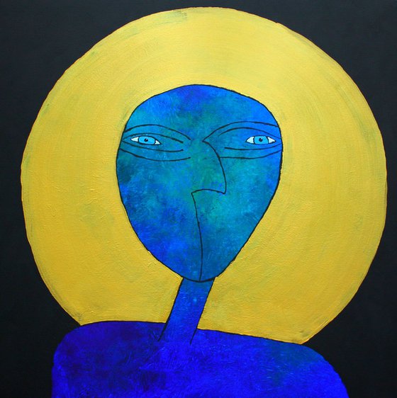 PAINTING / Alex Senchenko © 2019 / Holy Blue