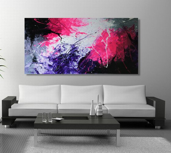 Color Storm I (200 x 100 cm) XXXL (80 x 40 inches)