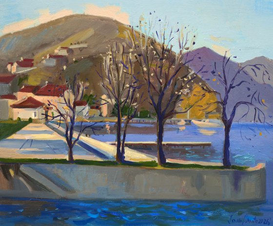 Spring afternoon by the lake