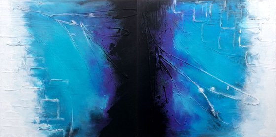 Light   (textured abstract acrylic painting)