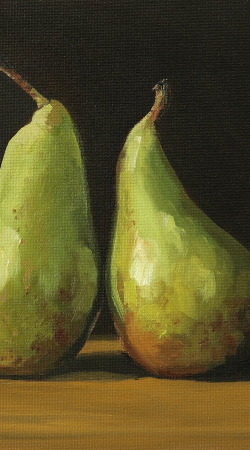 Two pears by Tom Clay