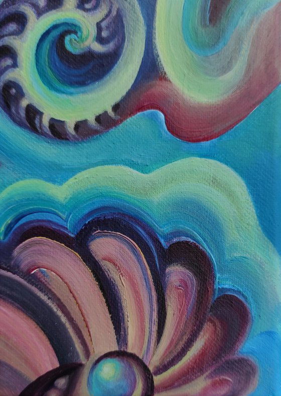 Diamond Waves. Triptych