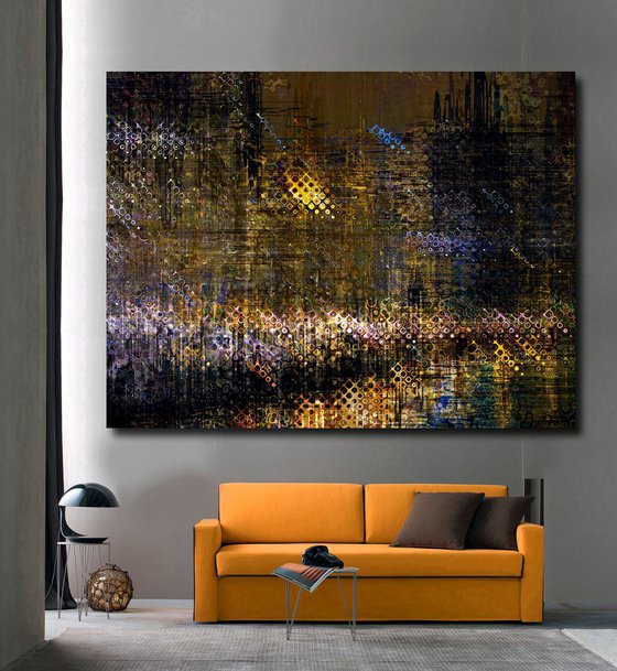 Ciudades abstractas XXXII/XL large original artwork