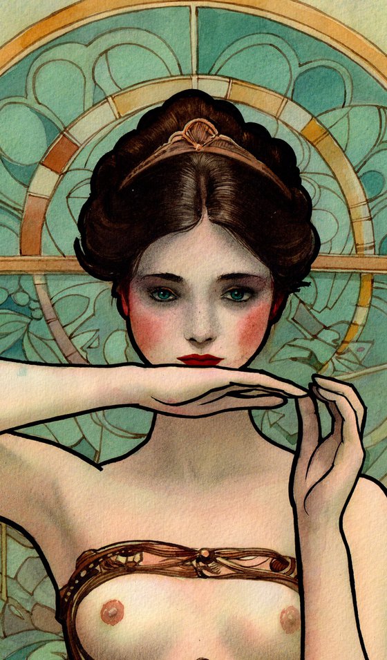 Art Nouveau Girl