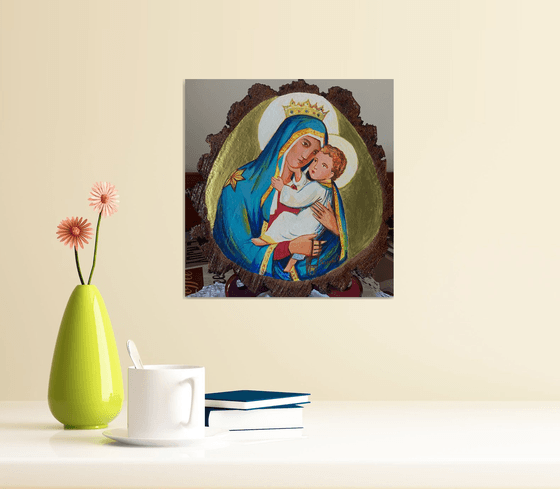 Woman portrait Madonna del Rosario