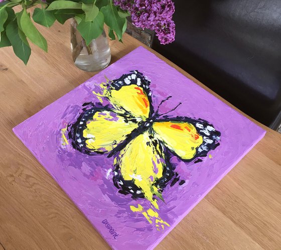 "Yellow butterfly"