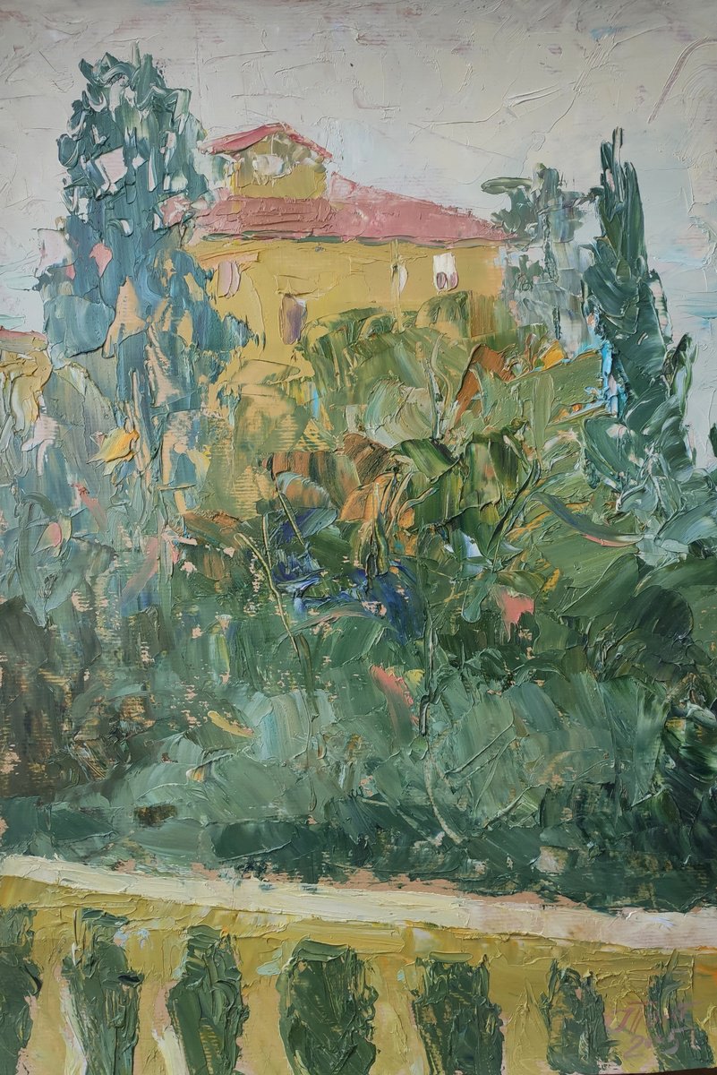 View of the villa by Inna Pantelemonova