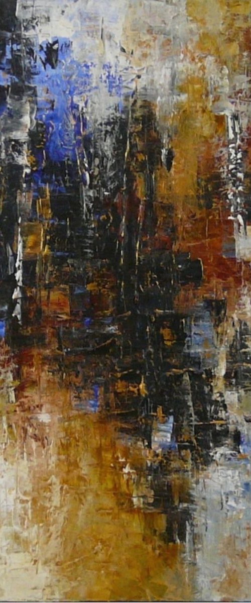 Constant Peace  (Large, 100x100cm) by Kalpana Soanes