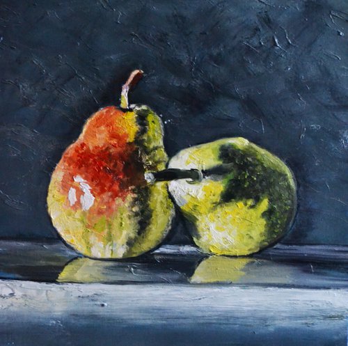 Miniature with Pears by Valeriia Radziievska