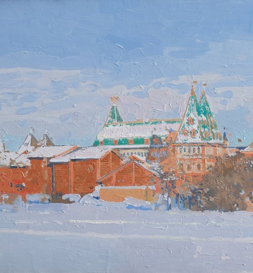 December in Kolomenskoye by Simon Kozhin