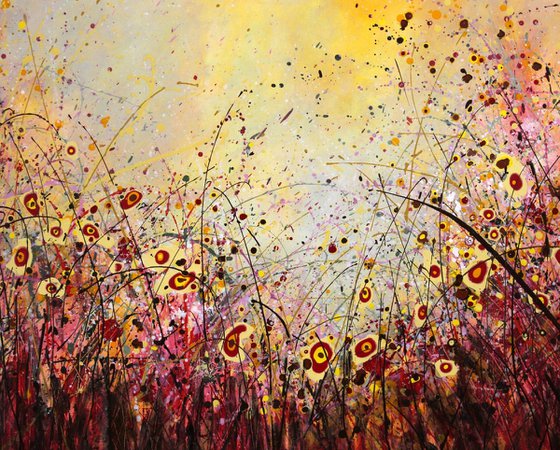 Magicamente  - Super sized original floral landscape