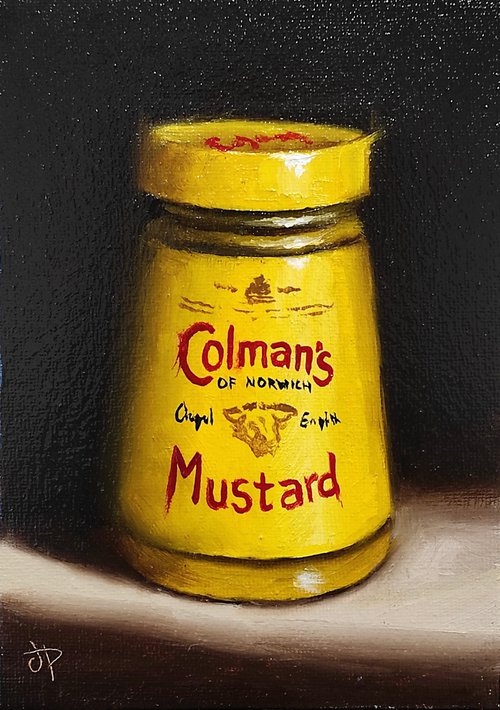 Mustard still life by Jane Palmer Art
