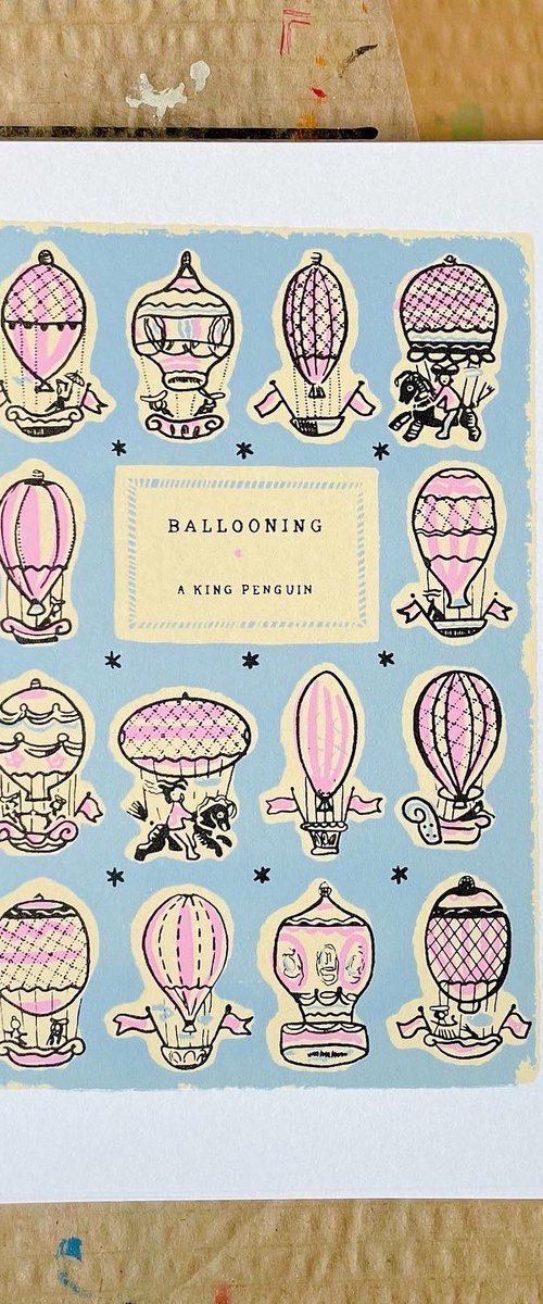 Ballooning - limited-edition screen print by Design Smith