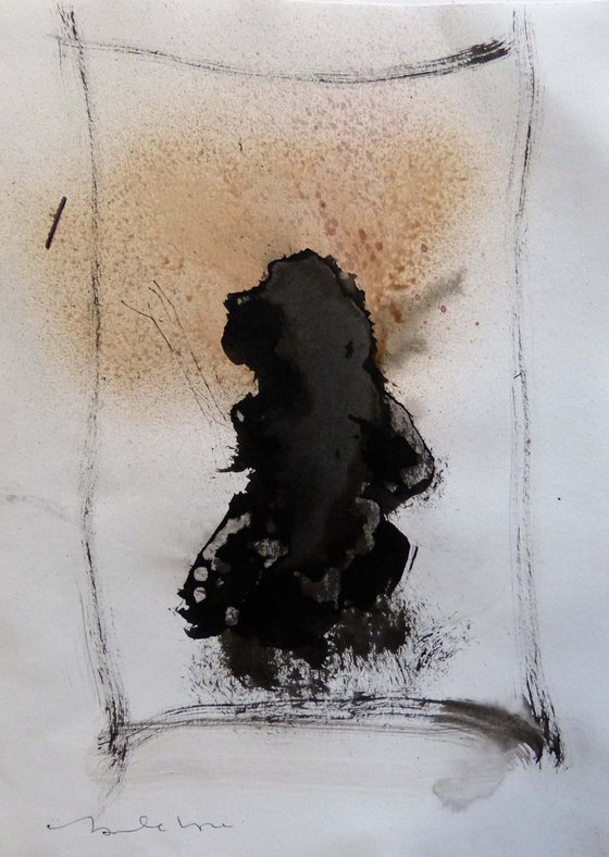 Phantom 1, ink on paper 29x21 cm, Artfinder EXCLUSIVE + FREE shipping