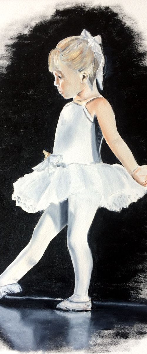 Young ballerina by Ira Whittaker