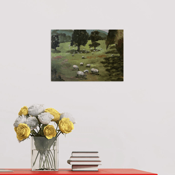 Sheep in a landscape