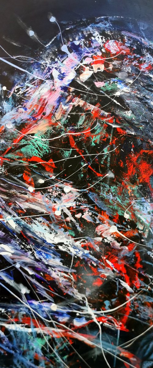 Stuning metaphysical enigmatic abstract angel art by master KLOSKA by Kloska Ovidiu