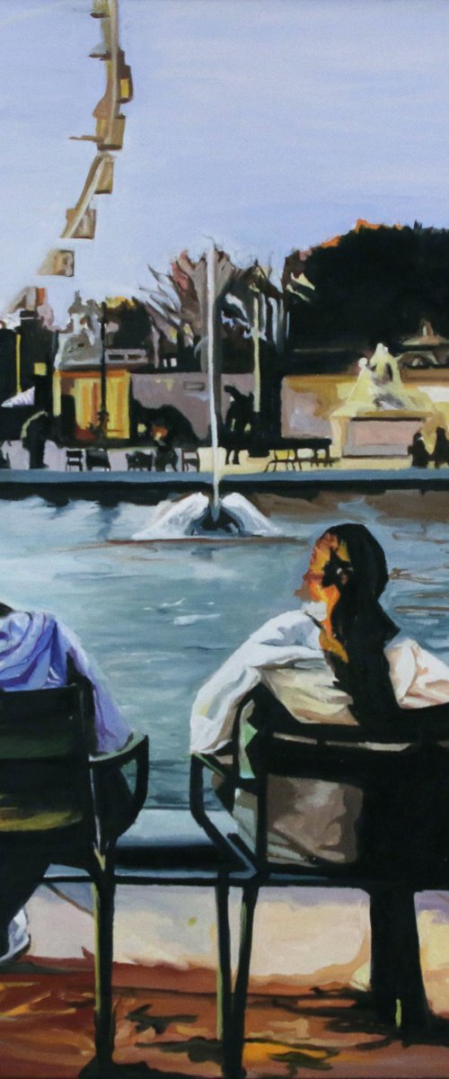 jardin des tuileries  2 by Clotilde Nadel