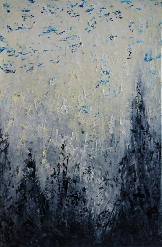 Misty Morning II (60 x 90 cm) XL oil (24 x 36 inches)