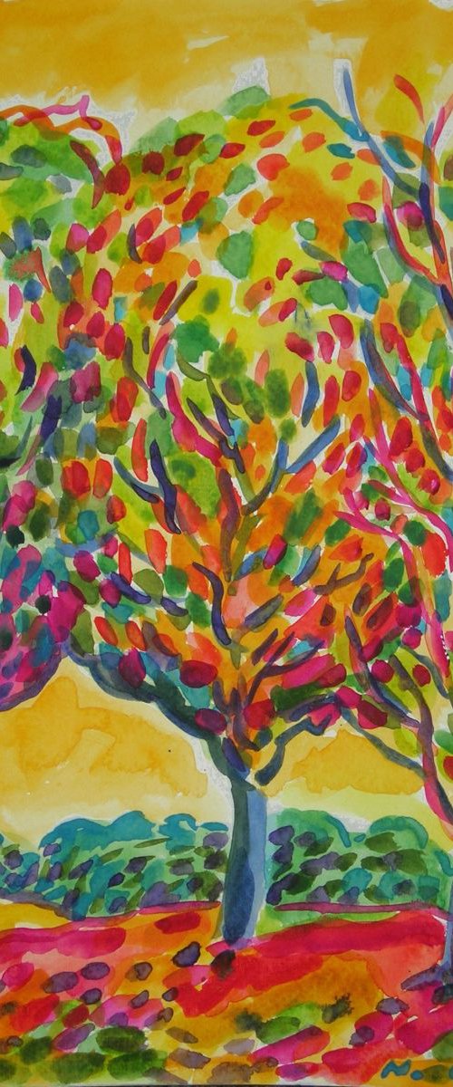 Sunny day - Watercolours by Maja Grecic