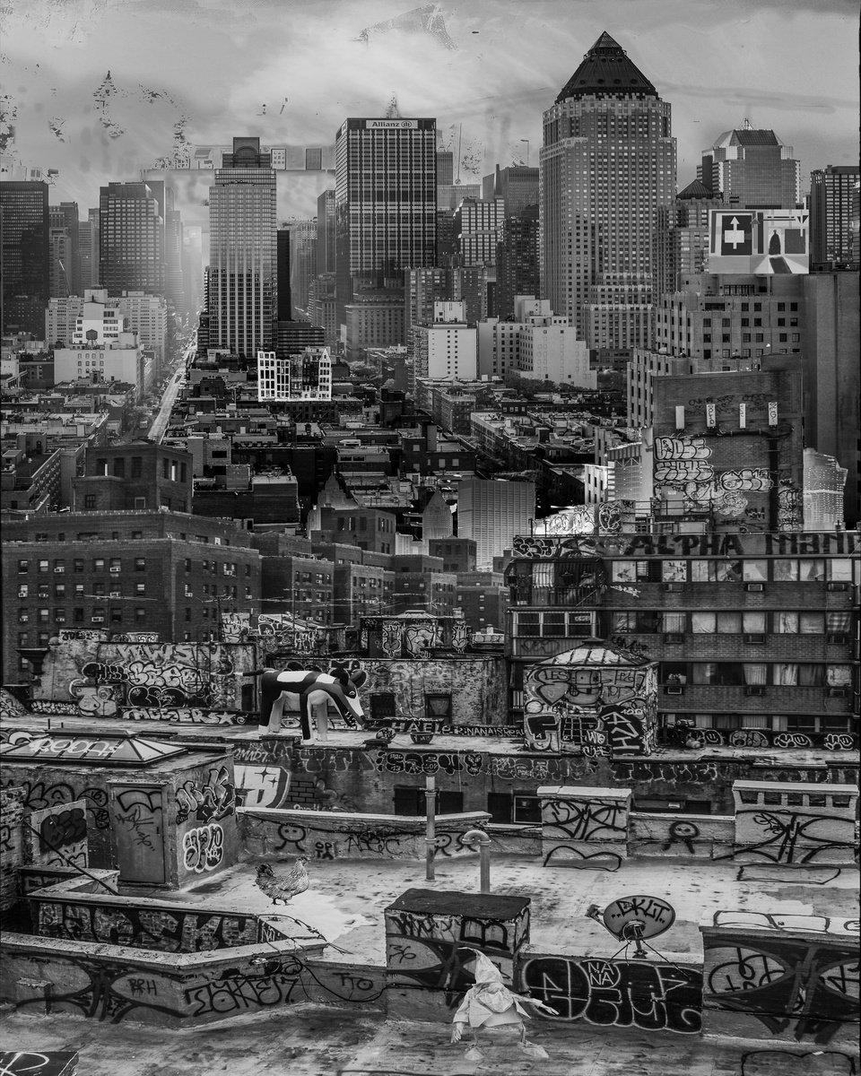 Impressionistic Photograph , New York City View I K By Geert Lemmers Fpa, 31 X 39, Artwork For Sale On Artfinder