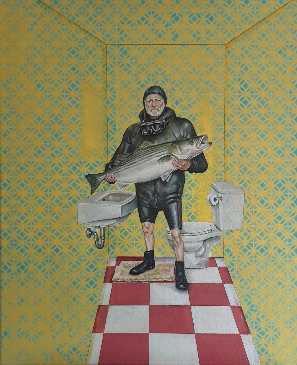 Surrealistic Painting , Perspectives By Lee Jenkinson, 18 X 22, Artwork For Sale On Artfinder