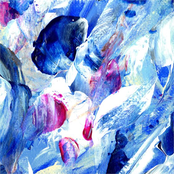 Floral Fall 42 - Abstract Floral Painting  by Kathy Morton Stanion