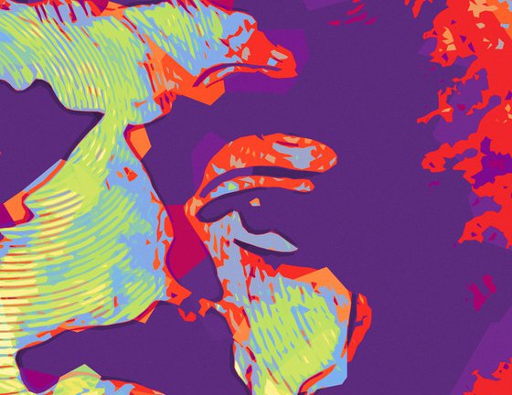 Jimi Hendrix - Modern Poster 1 Stylised Art