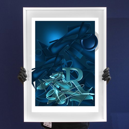 Wild Blue | GICLÉE print by ZuriK