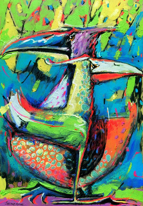 Abstract Birdies. Flight Plan