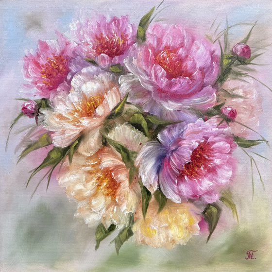 Magic peonies series - Romantic gift