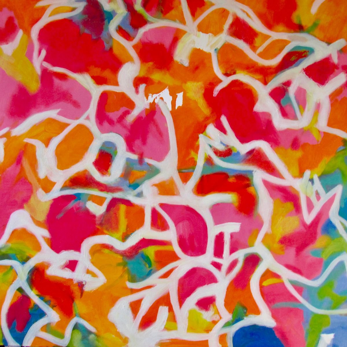 Steven Miller | Original  Oil Painting | The Other Side 48X48" | 122 X 122Cm | Artwork For Sale On Artfinder