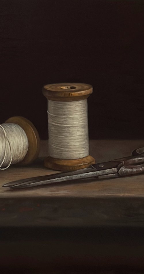 Thread and Scissors by Gevorg Sinanian