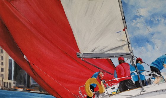 "Beam Reach" - Sailing - Sailboat