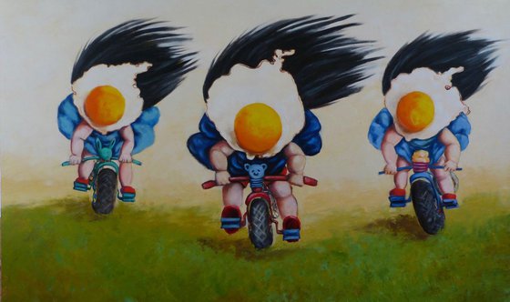 Egg girls racing