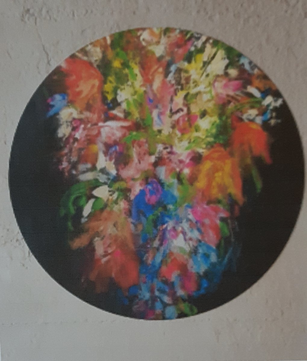 Impressionistic Botanical Photograph By Els Driesen, 28 X 28, Dutch Flowers, Original Artwork